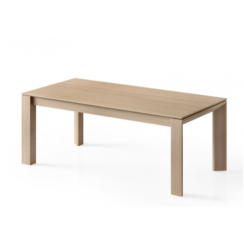 TABLE EN BOIS DE CHÊNE OU NOYER EXTENSIBLE CONTEMPORAINE CITA III