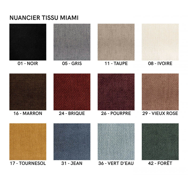 CHAISE RONDE COSY LARA 202 EN BOIS ET TISSU