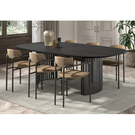 TABLE RECTANGULAIRE ANGLES ARRONDIS CANVAS