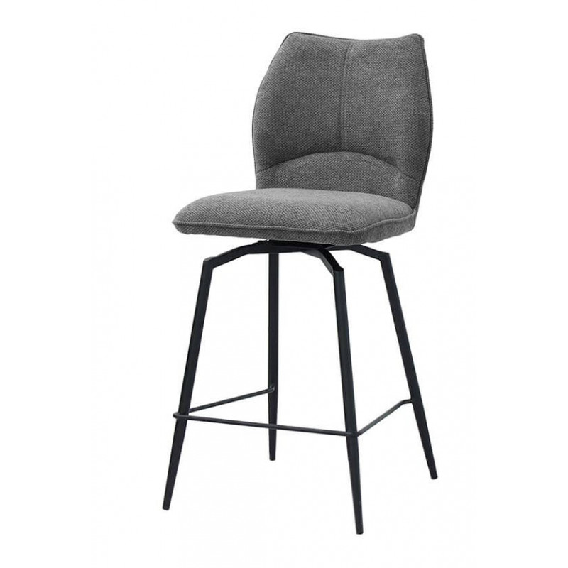 TABOURET SNACK EN TISSU PIVOTANT LARA