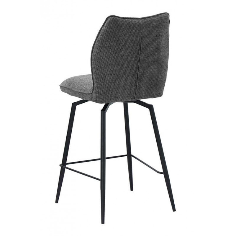 TABOURET SNACK EN TISSU PIVOTANT LARA