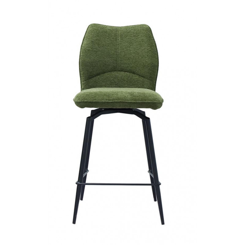 TABOURET SNACK EN TISSU PIVOTANT LARA