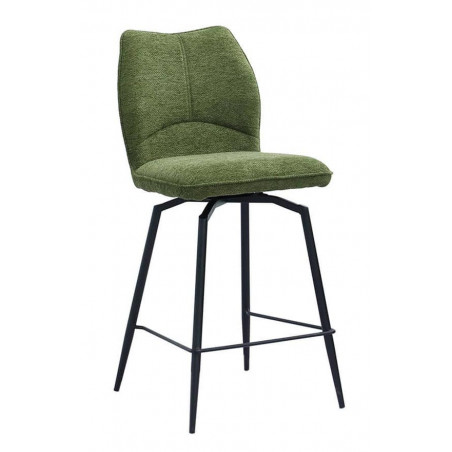 TABOURET SNACK EN TISSU PIVOTANT LARA