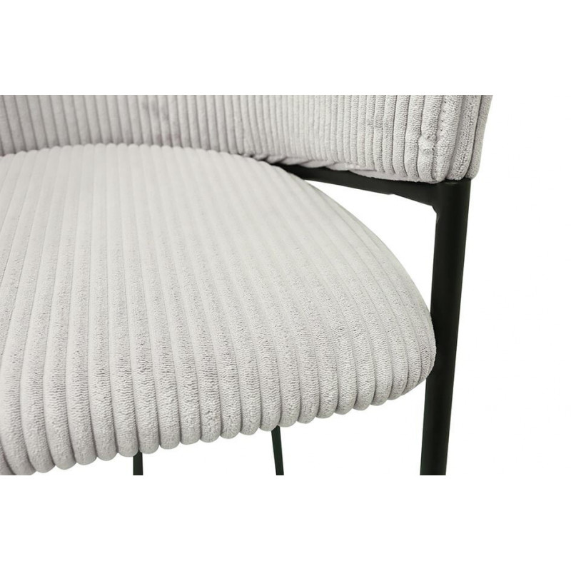 FAUTEUIL D'ÎLOT DE CUISINE EN TISSU HUGO