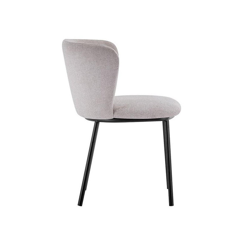 CHAISE RONDE EN TISSU ARTHUR