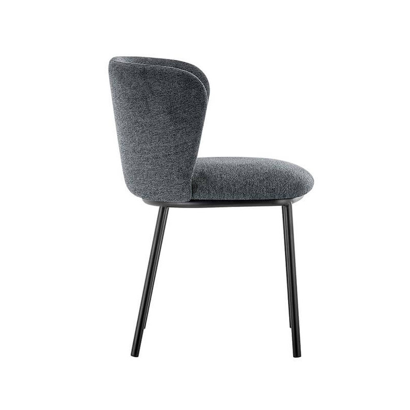 CHAISE RONDE EN TISSU ARTHUR