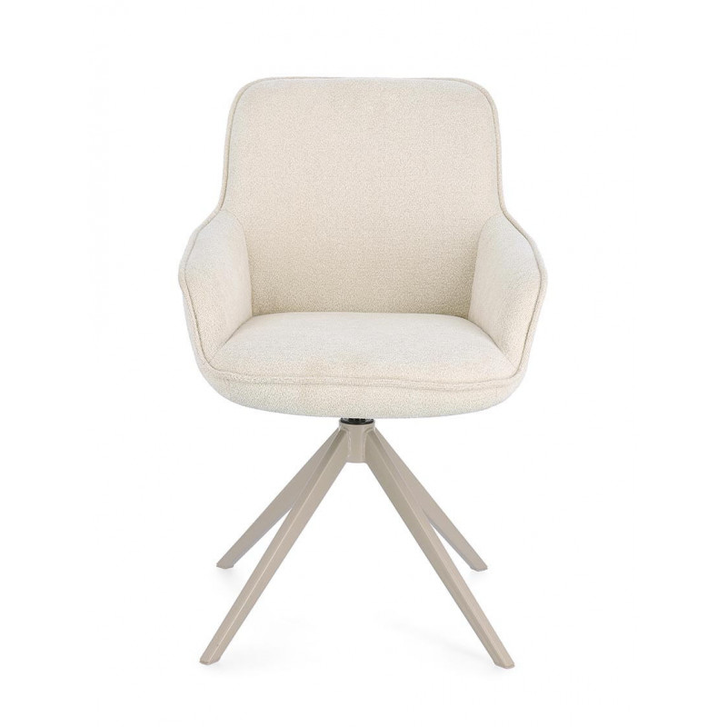 FAUTEUIL EN TISSU PIVOTANT 360° MATILDA MOON