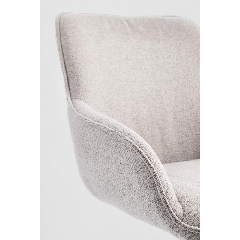 FAUTEUIL EN TISSU PIVOTANT 360° MATILDA MOON