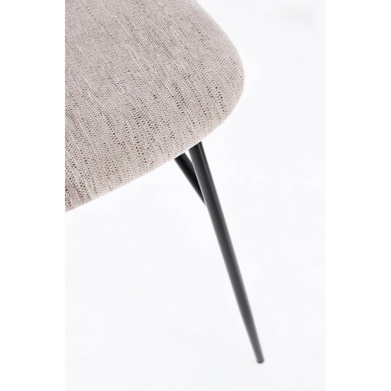 CHAISE CANNÉE CONTEMPORAINE GLENNA EN TISSU