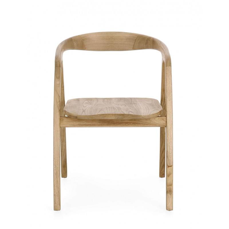 FAUTEUIL EN BOIS EMPILABLE CONTEMPORAINE ADALYN
