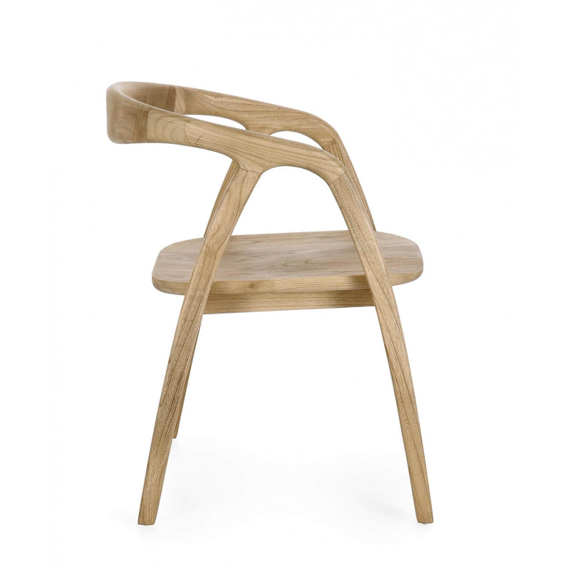 FAUTEUIL EN BOIS EMPILABLE CONTEMPORAINE ADALYN