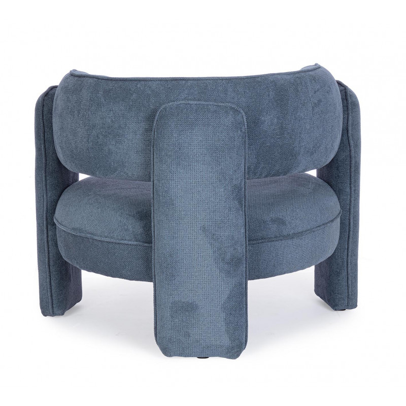 FAUTEUIL ROND CONTEMPORAIN EN TISSU AISHA