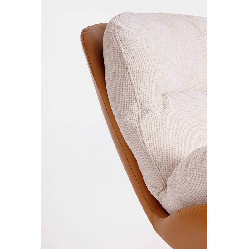 FAUTEUIL DE DÉTENTE COZY PIVOTANT ADINDA