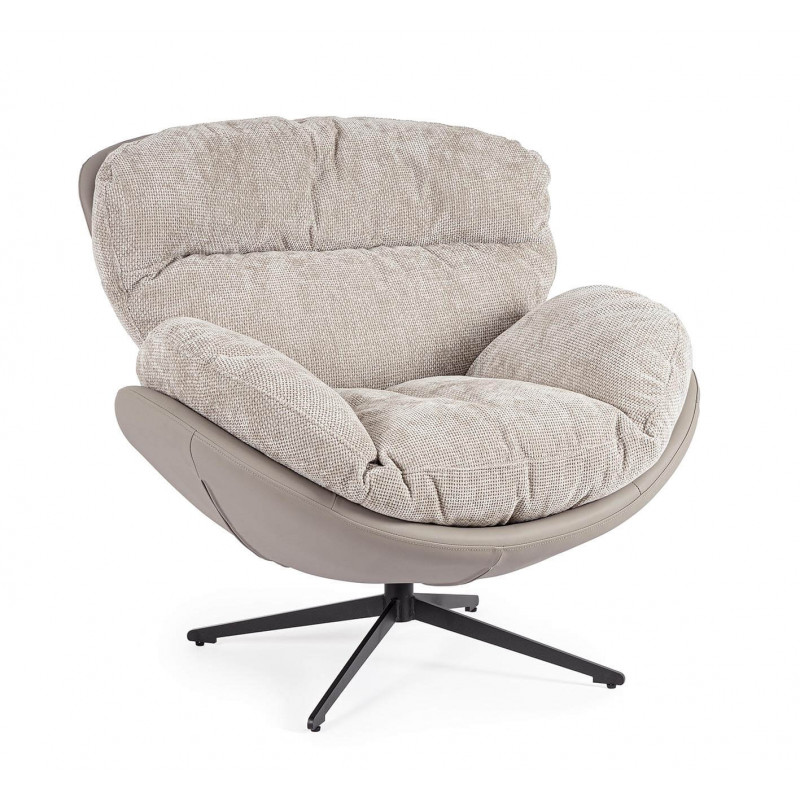 FAUTEUIL DE DÉTENTE COZY PIVOTANT ADINDA