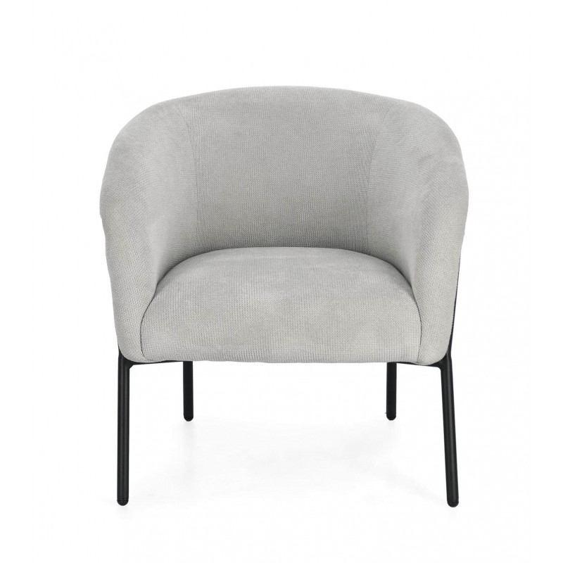FAUTEUIL EN TISSU CONTEMPORAIN ENVELOPPANT CAMILA