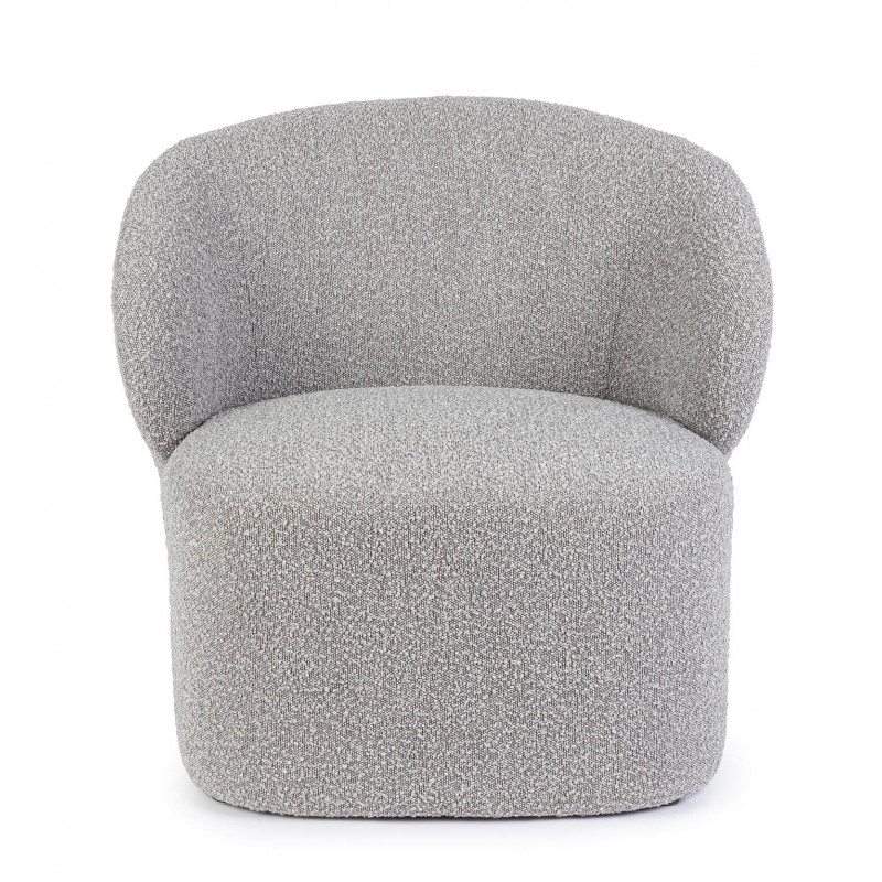 FAUTEUIL ROND EN TISSU BOUCLETTE BABILA