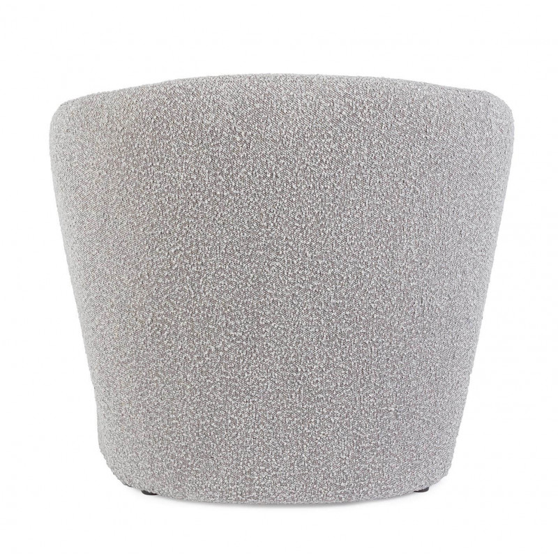 FAUTEUIL ROND EN TISSU BOUCLETTE BABILA