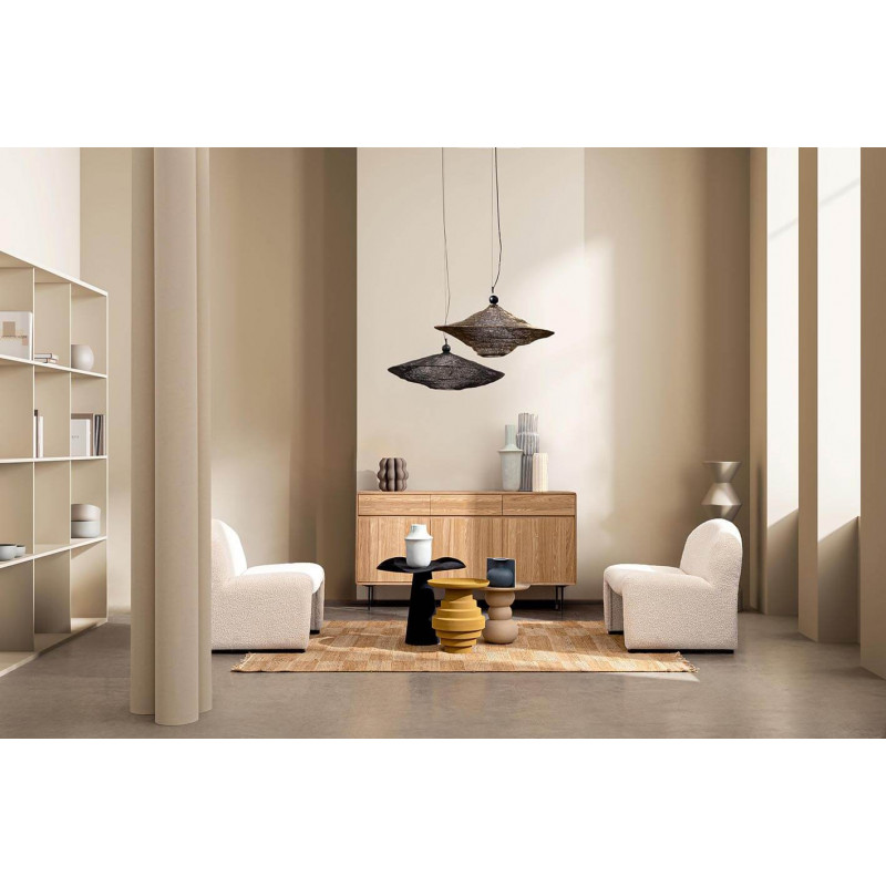 FAUTEUIL CONTEMPORAIN EN BOUCLETTE BASSILLA