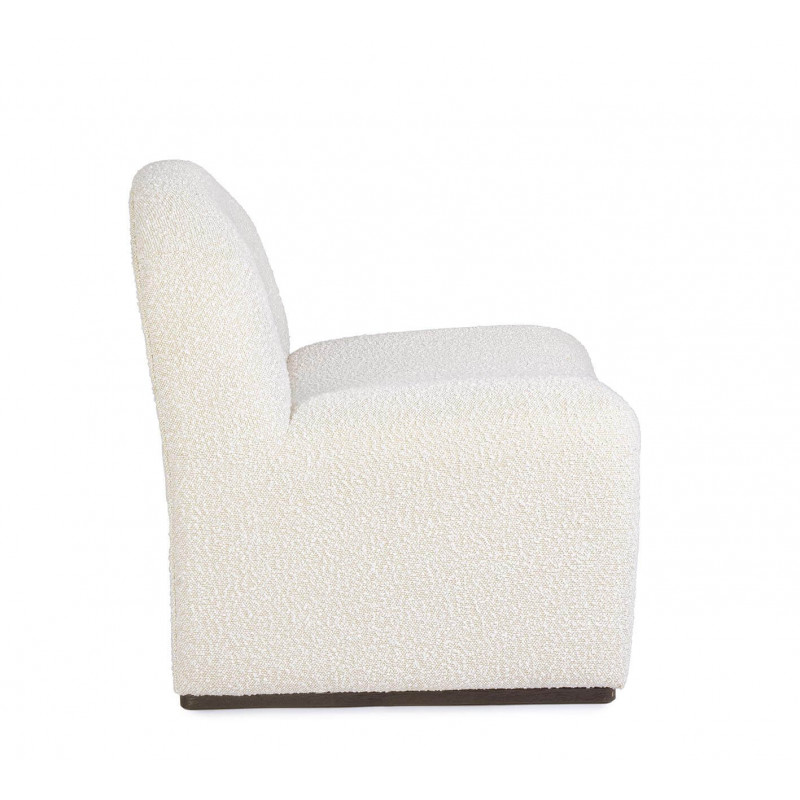 FAUTEUIL CONTEMPORAIN EN BOUCLETTE BASSILLA