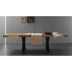 TABLE COSSUE DE SALLE À MANGER EXTENSIBLE POST