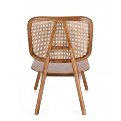 FAUTEUIL LOUNGE SALON CANNAGE YVES EN TECK