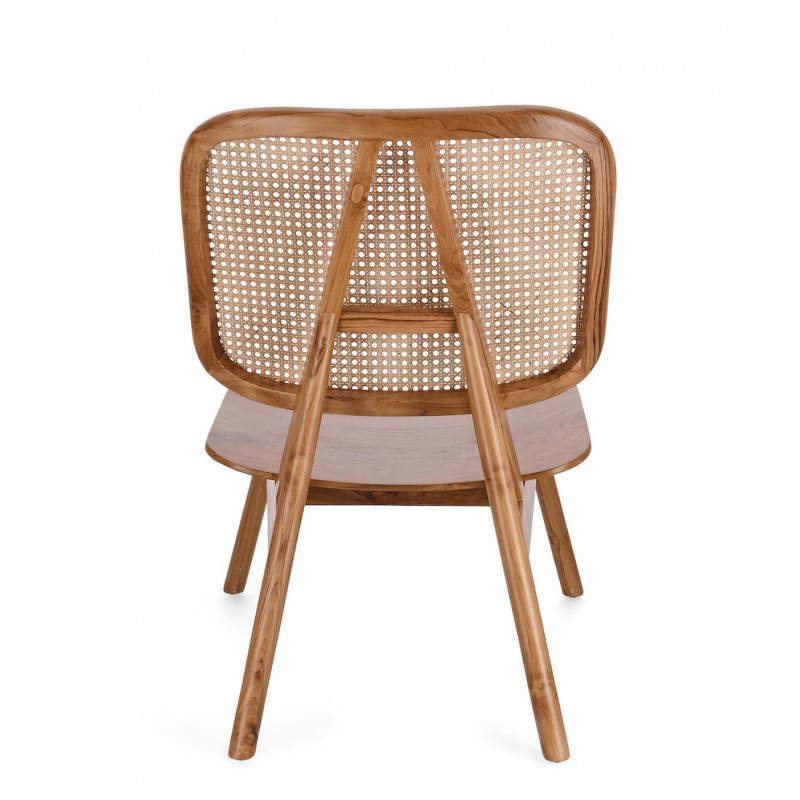 FAUTEUIL LOUNGE SALON CANNAGE YVES EN TECK