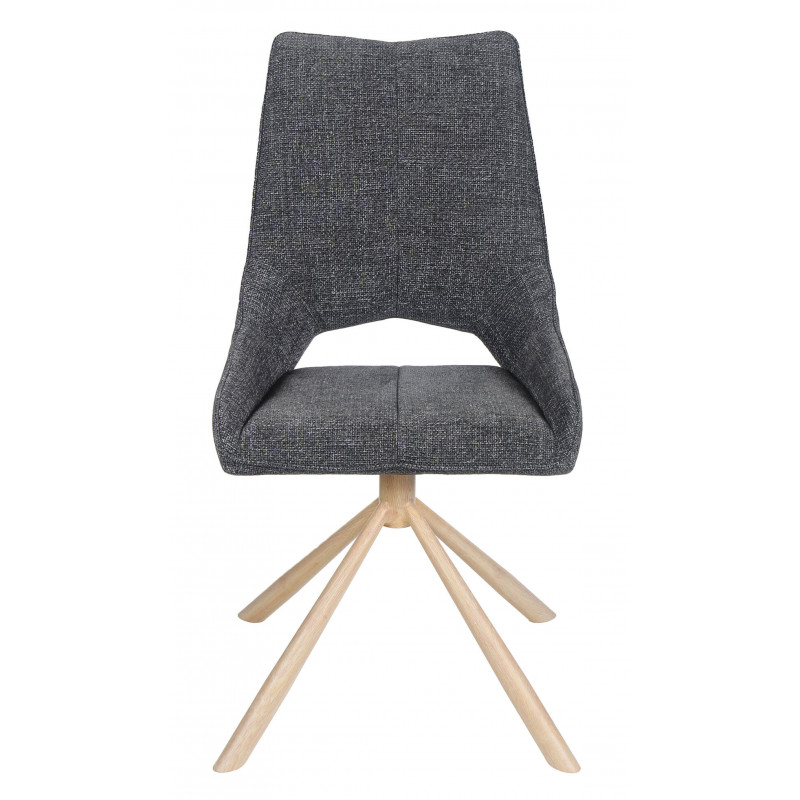 CHAISE CONTEMPORAINE PIVOTANTE GASTONNE BOIS