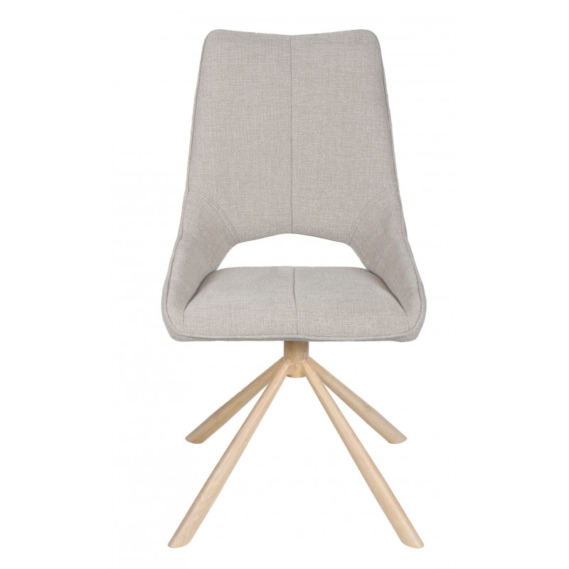 CHAISE CONTEMPORAINE PIVOTANTE GASTONNE BOIS