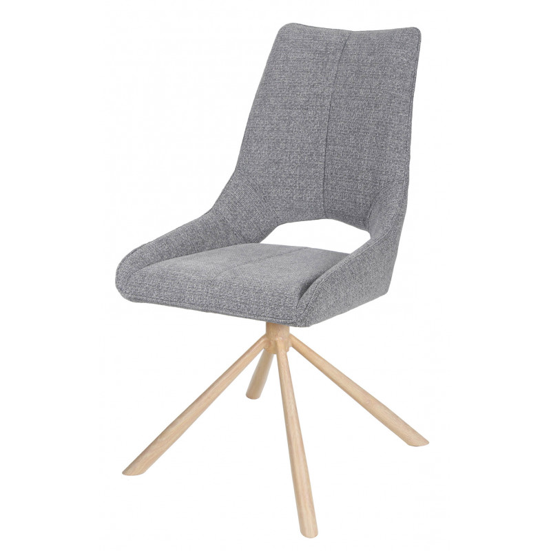 CHAISE CONTEMPORAINE PIVOTANTE GASTONNE BOIS