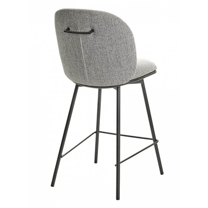 TABOURET SNACK CONTEMPORAIN EN TISSU ZEN