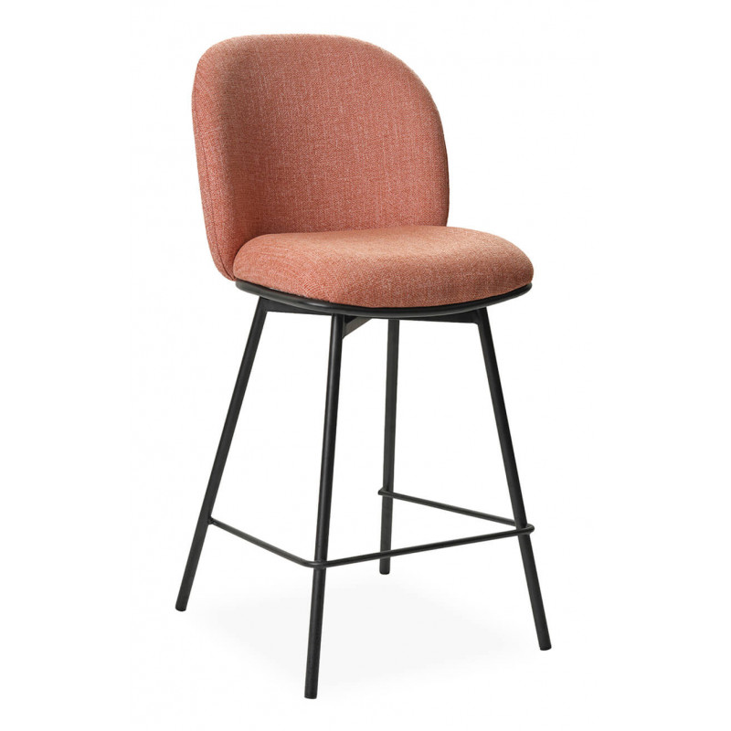 TABOURET SNACK CONTEMPORAIN EN TISSU ZEN