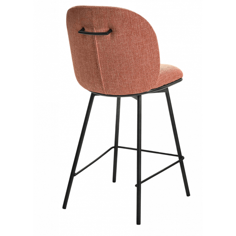 TABOURET SNACK CONTEMPORAIN EN TISSU ZEN