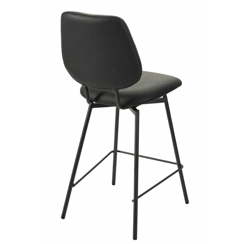 TABOURET DE CUISINE PIVOTANT SUZY EN SIMILICUIR