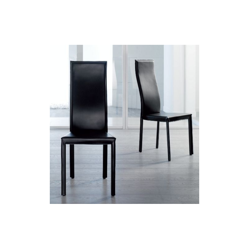 CHAISE EN CUIR JACQUELINE H CHAISE EN CUIR JACQUELINE H