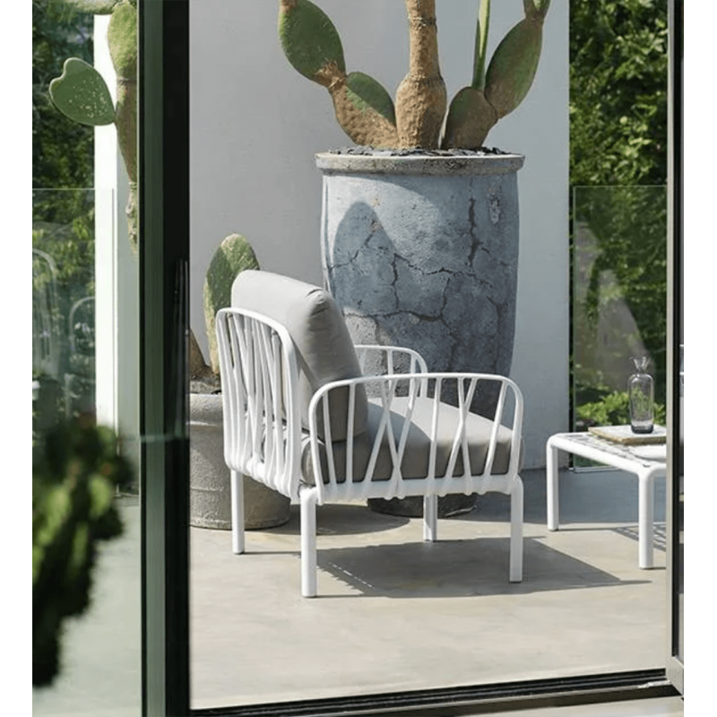 FAUTEUIL LOUNGE D'EXTÉRIEUR KOMODO GRIS