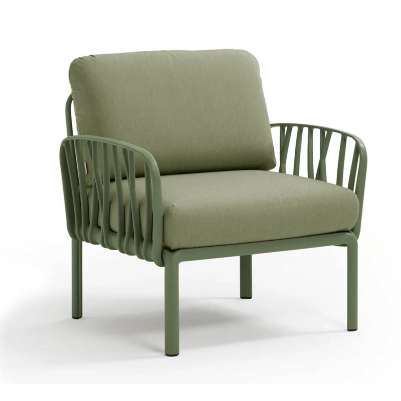FAUTEUIL LOUNGE D'EXTÉRIEUR KOMODO VERT FAUTEUIL LOUNGE D'EXTÉRIEUR KOMODO VERT