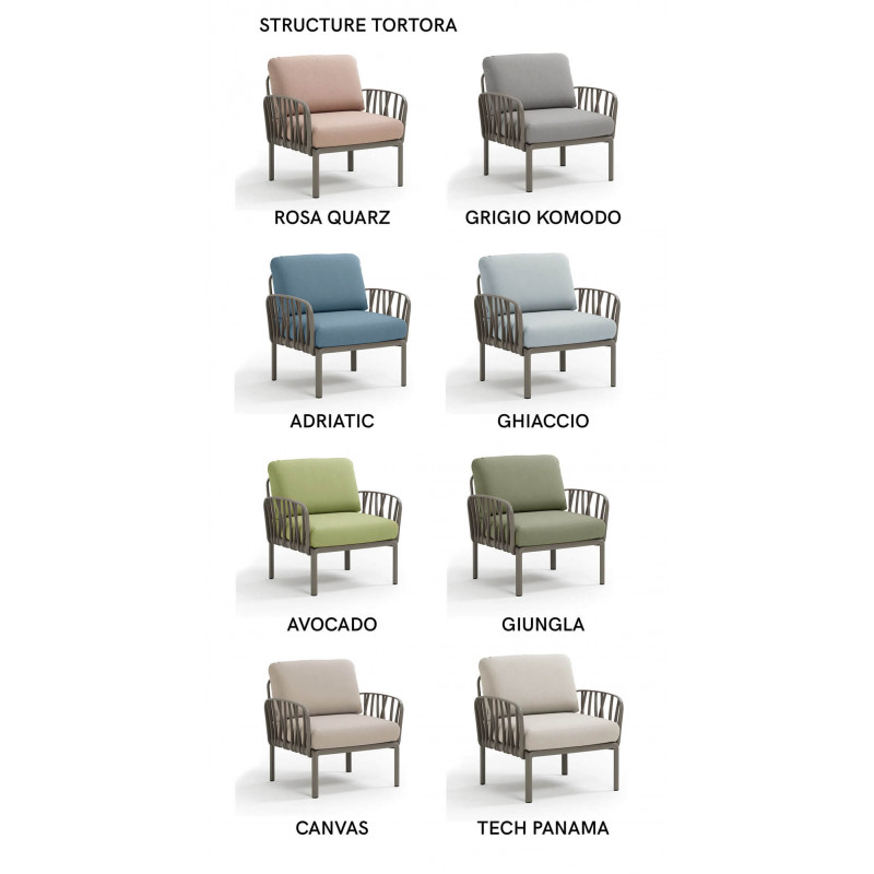 FAUTEUIL LOUNGE D'EXTÉRIEUR KOMODO