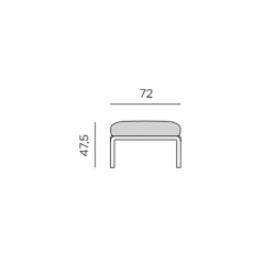 POUF D'EXTÉRIEUR KOMODO