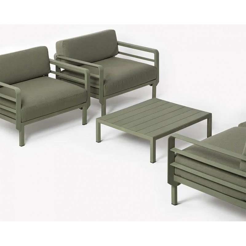 FAUTEUIL D'EXTÉRIEUR LOUNGE MODULABLE MAXIMO