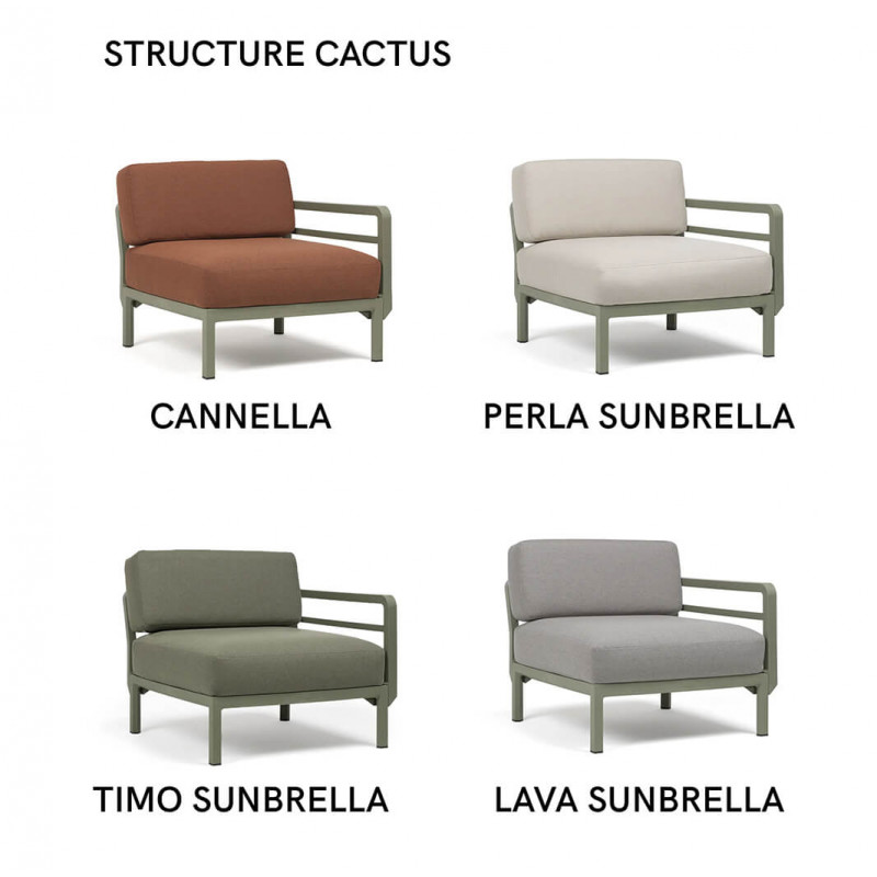 FAUTEUIL DE JARDIN AVEC UN ACCOUDOIR MODULABLE MAXIMO