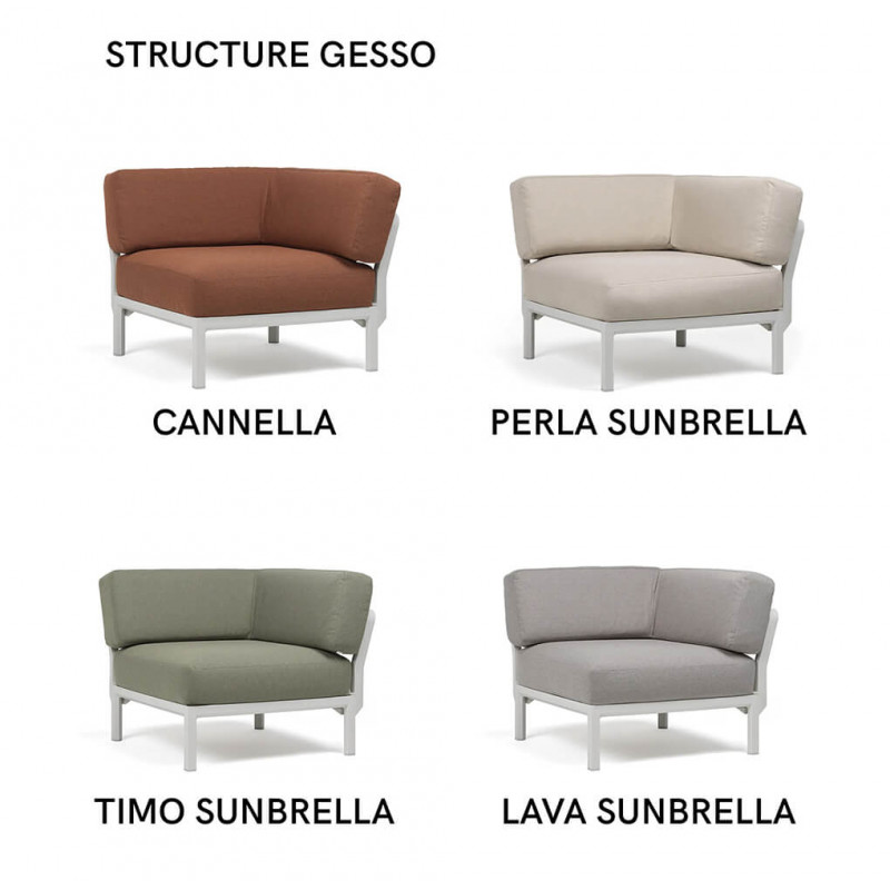 FAUTEUIL D'ANGLE LOUNGE MODULABLE MAXIMO