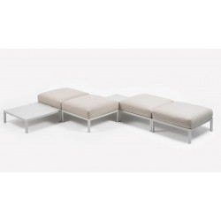 POUF DE TERRASSE LOUNGE EN TISSU MAXIMO