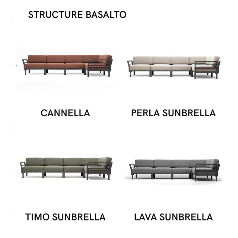 CANAPÉ MODULABLE DE JARDIN MAXIMO 5