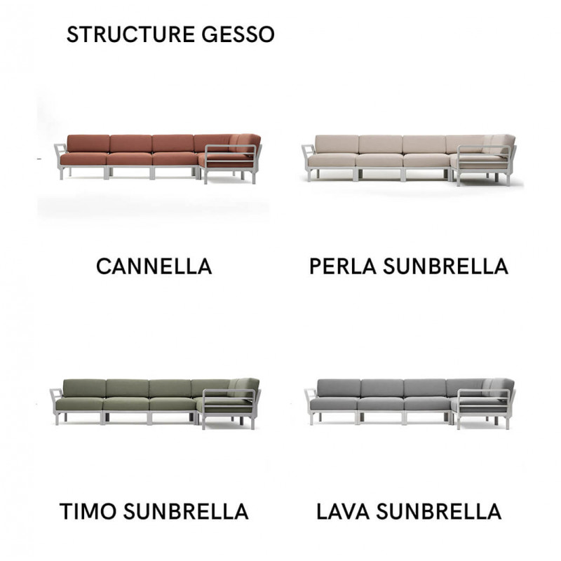 CANAPÉ MODULABLE DE JARDIN MAXIMO 5