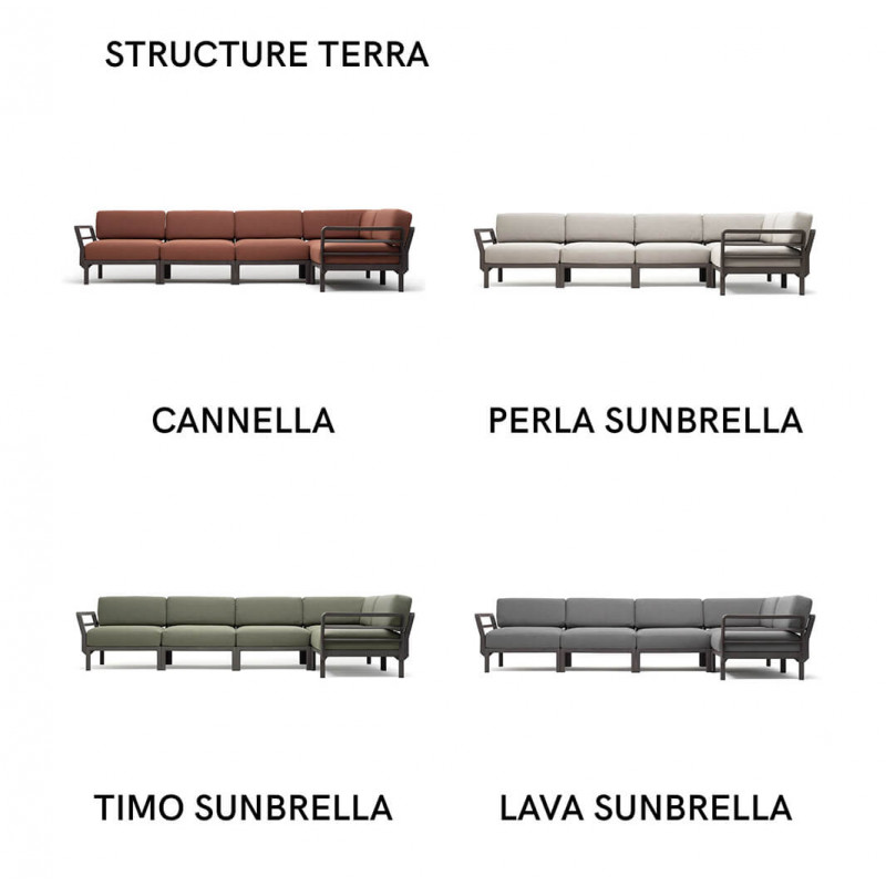 CANAPÉ MODULABLE DE JARDIN MAXIMO 5