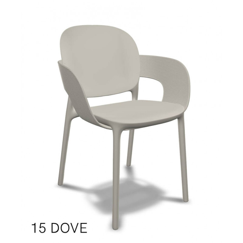 FAUTEUIL MODERNE EN POLYPROPYLÈNE HUG