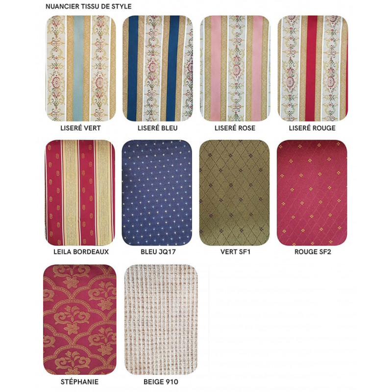 Fauteuil De Style LOUIS XVI Dos Canné, Bois Et Tissu Personnalisable - Le Chaisier