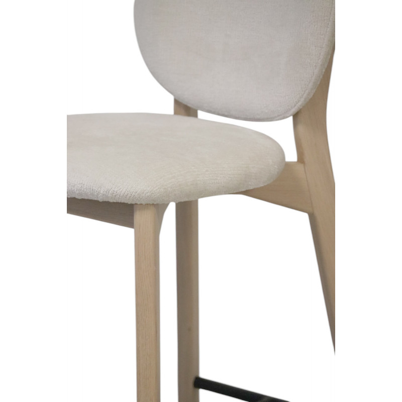 TABOURET FRANÇAIS MÉDAILLON CONTEMPORAIN ALVA