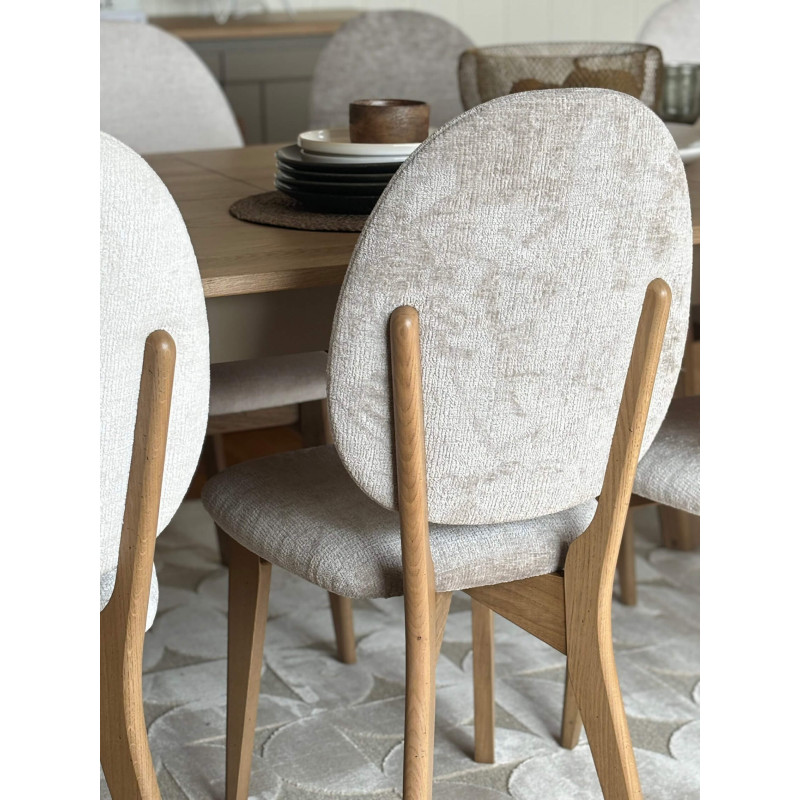 CHAISE FRANÇAISE MÉDAILLON CONTEMPORAIN ALVA