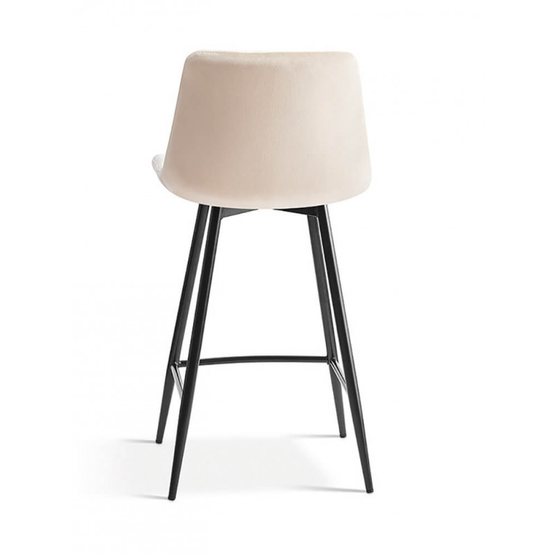 TABOURET SNACK EN VELOURS COLORÉ JUTA